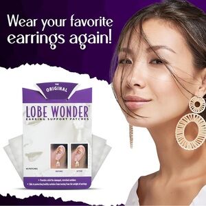 Lobe Wonder Earring Support Patches(180 Patches)